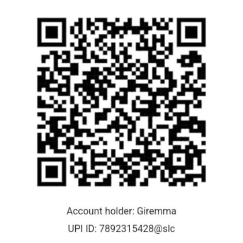 UPI payment QR code for SPGGLL